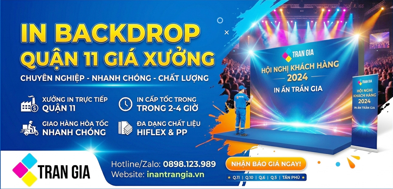 In Backdrop Quận 11 Giá Xưởng, Giao Gấp Q.10, 5, 6, Tân Phú